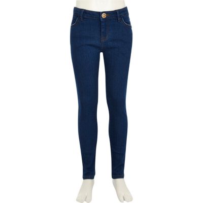 Girls blue Amelie superskinny jeans